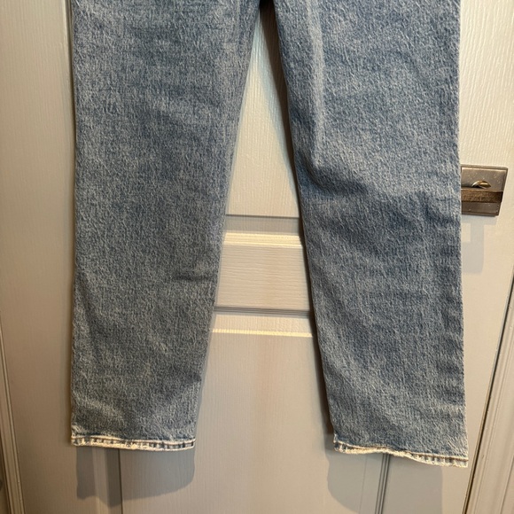 Abercrombie & Fitch the 90s Straight Ultra High Rise Jeans Size 27 Light Wash - Picture 10 of 16